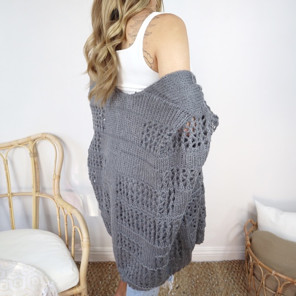 Bohemian Longline Oversized Cardigan - Picture 6 of 7